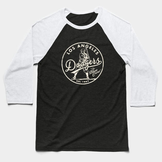 Old Style Dodgers 1 by Buck Tee Baseball T-Shirt by Buck Tee